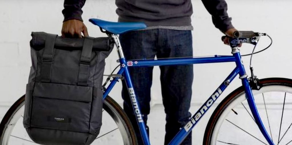 Tas Sepeda Touring dengan Lightweight Pannier Jet Black
