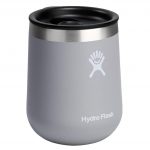 Wine Cup Insulated Stainless Steel Ceramic Wine Tumbler 10 oz - Birch