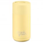 12oz Reusable Cup - Push Button Lid - Buttermilk