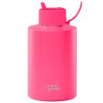 68oz Bottle Flip Straw Lid - Neon Pink