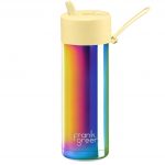 20oz Chrome Rainbow Bottle Flip Straw Lid - Buttermilk