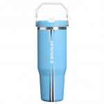 Iceflow™ Flip Straw Tumbler 30 oz - Team Light Blue White