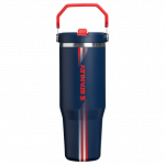 Iceflow™ Flip Straw Tumbler 30 oz - Team Navy Red