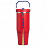 Iceflow™ Flip Straw Tumbler 30 oz - Team Red Dark Blue