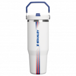 Iceflow™ Flip Straw Tumbler 30 oz - Team White Dark Blue
