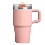 Quencher ProTour Flip Straw Tumbler 20 oz - Peach Rose