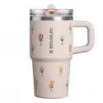 Quencher ProTour Flip Straw Tumbler 20 oz - Rose Quartz Bouquets