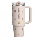 Quencher ProTour Flip Straw Tumbler 30 oz - Rose Quartz Bouquets
