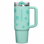 Quencher ProTour Flip Straw Tumbler 30 oz - Teal Daisies