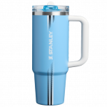 Quencher ProTour Flip Straw Tumbler 30 oz - Team Light Blue White