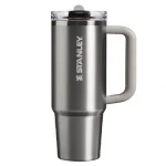 Quencher ProTour Flip Straw Tumbler 30 oz - Stainless Steel Ash