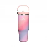 Iceflow™ Flip Straw Tumbler 30 oz - Sunset Spiral